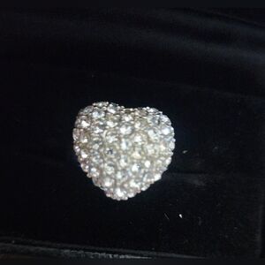 Elegant Park Lane Destiny Silver Heart Ring